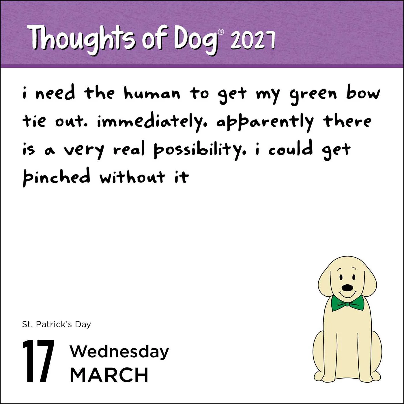 2027 Thoughts of Dog Day-to-Day Calendar - Image 4