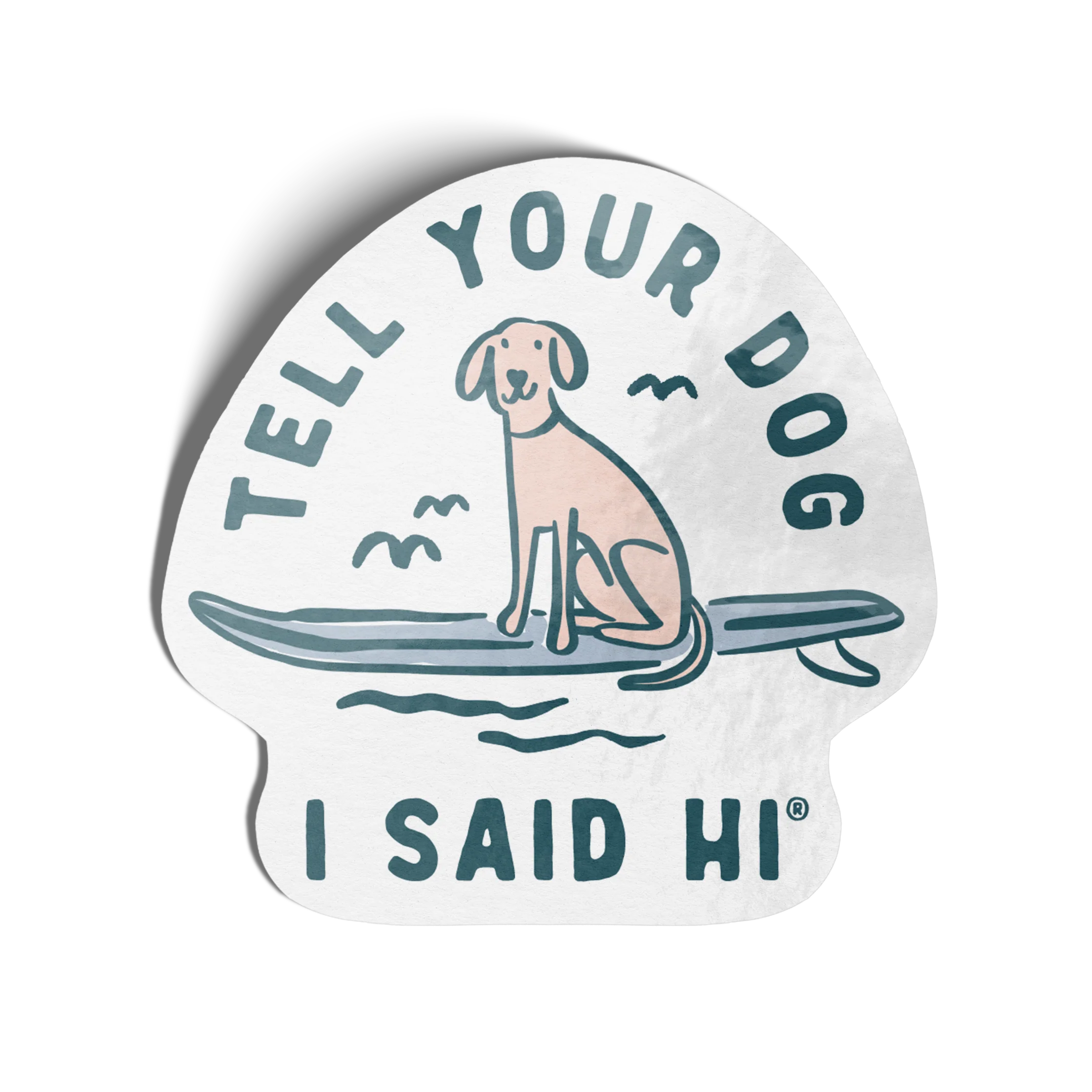 Board Dog Sticker