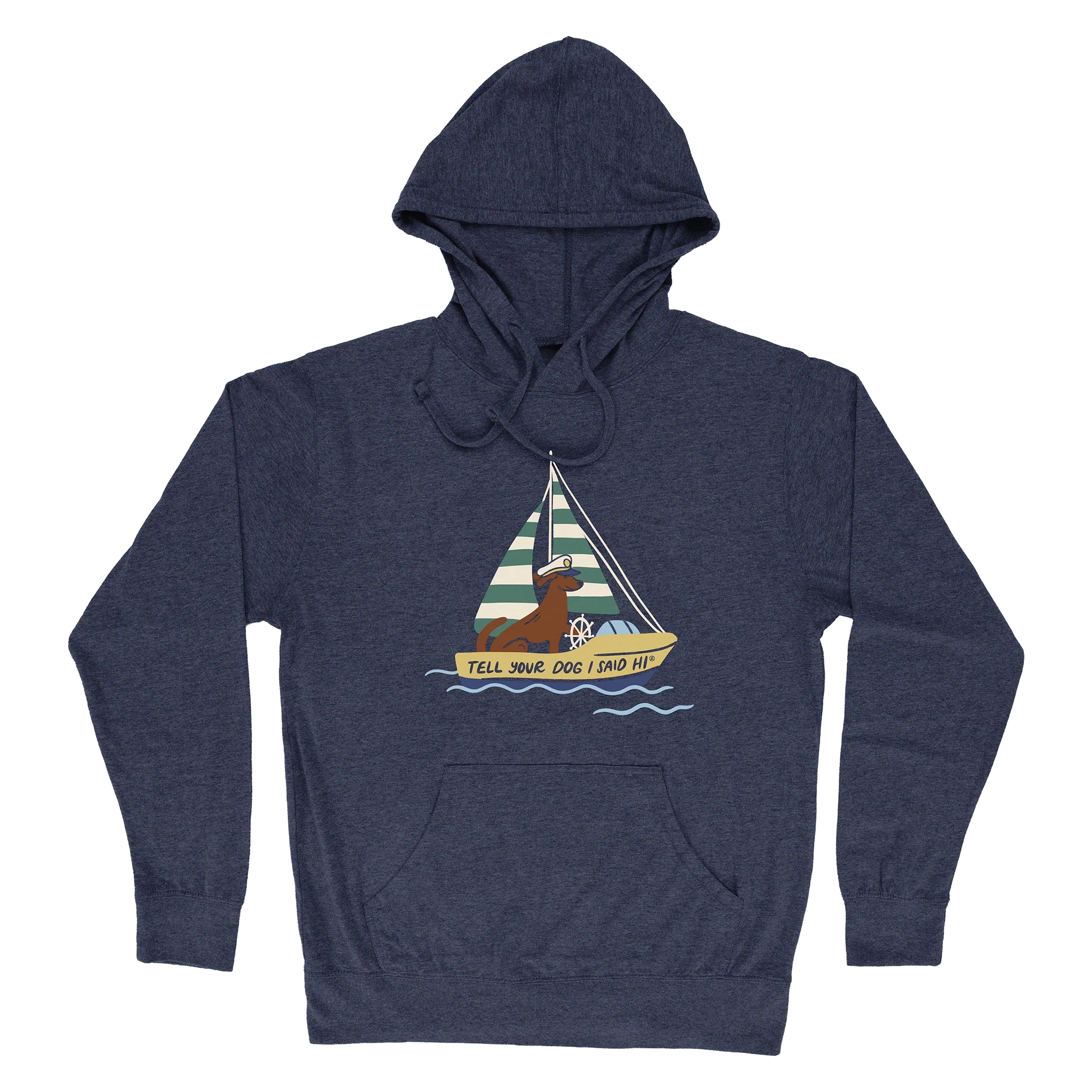 Boat Captain Lightweight Hoodie - Navy