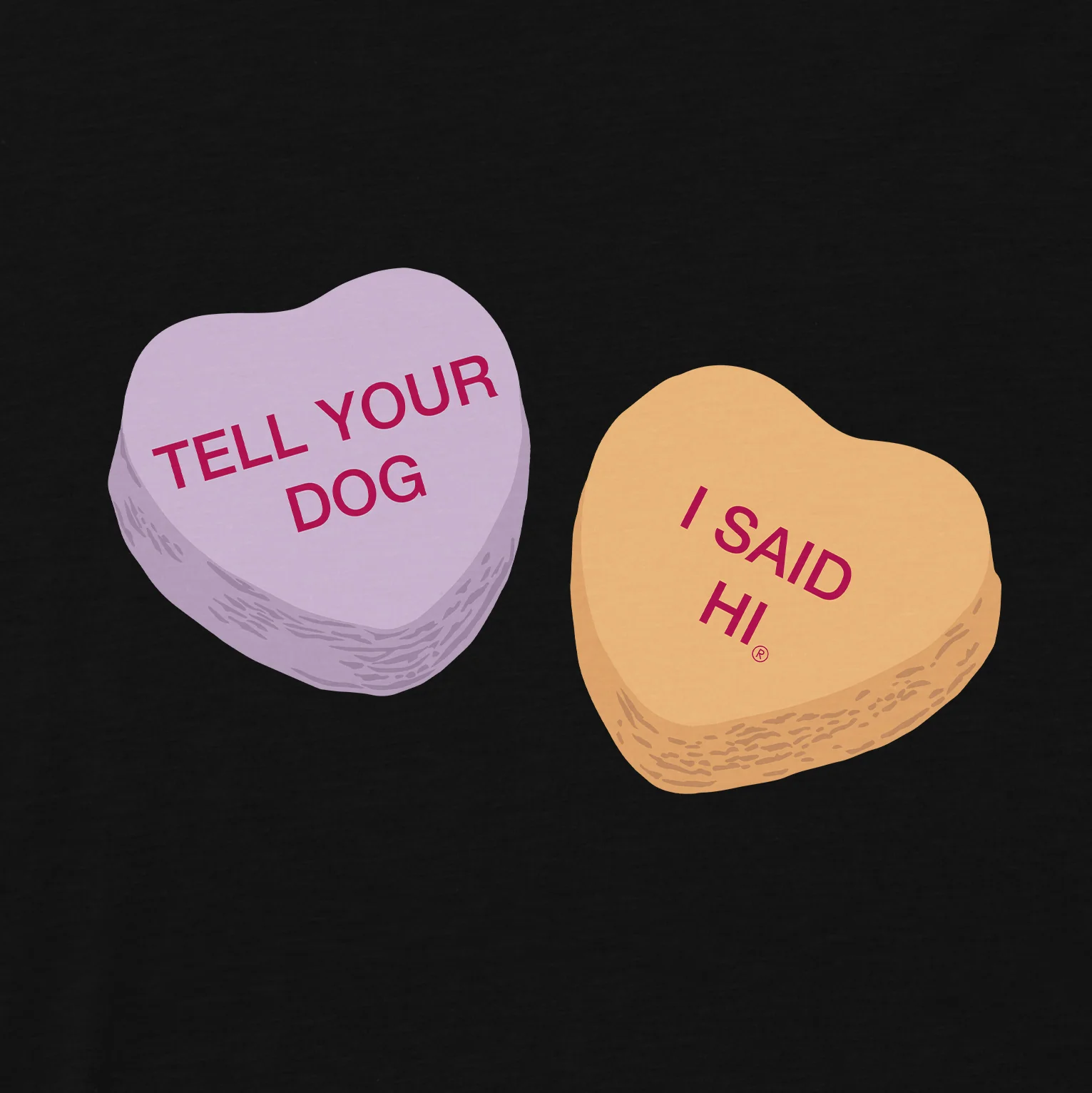 Candy Heart Zip Hoodie - Black - Image 2