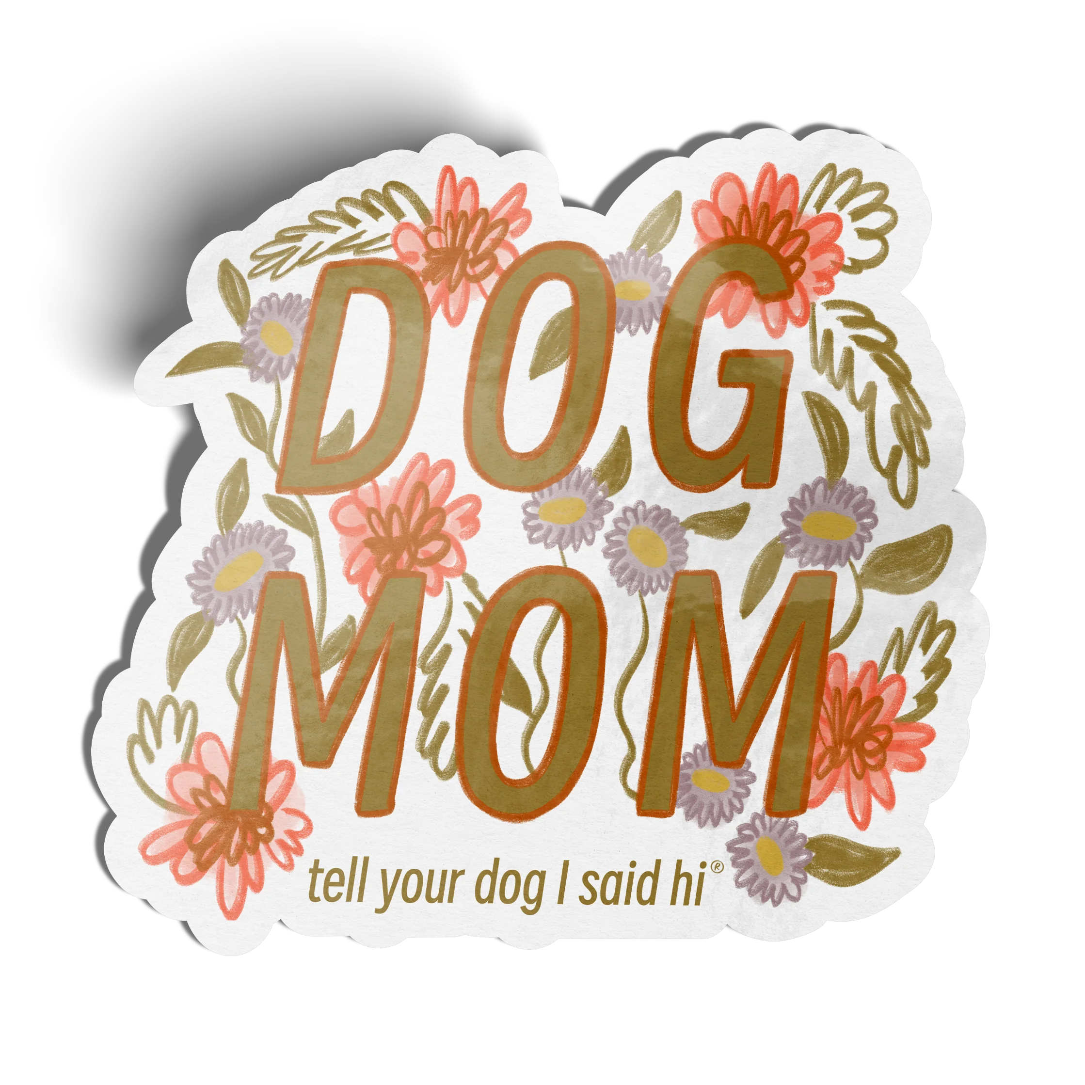Dog Mom Sticker