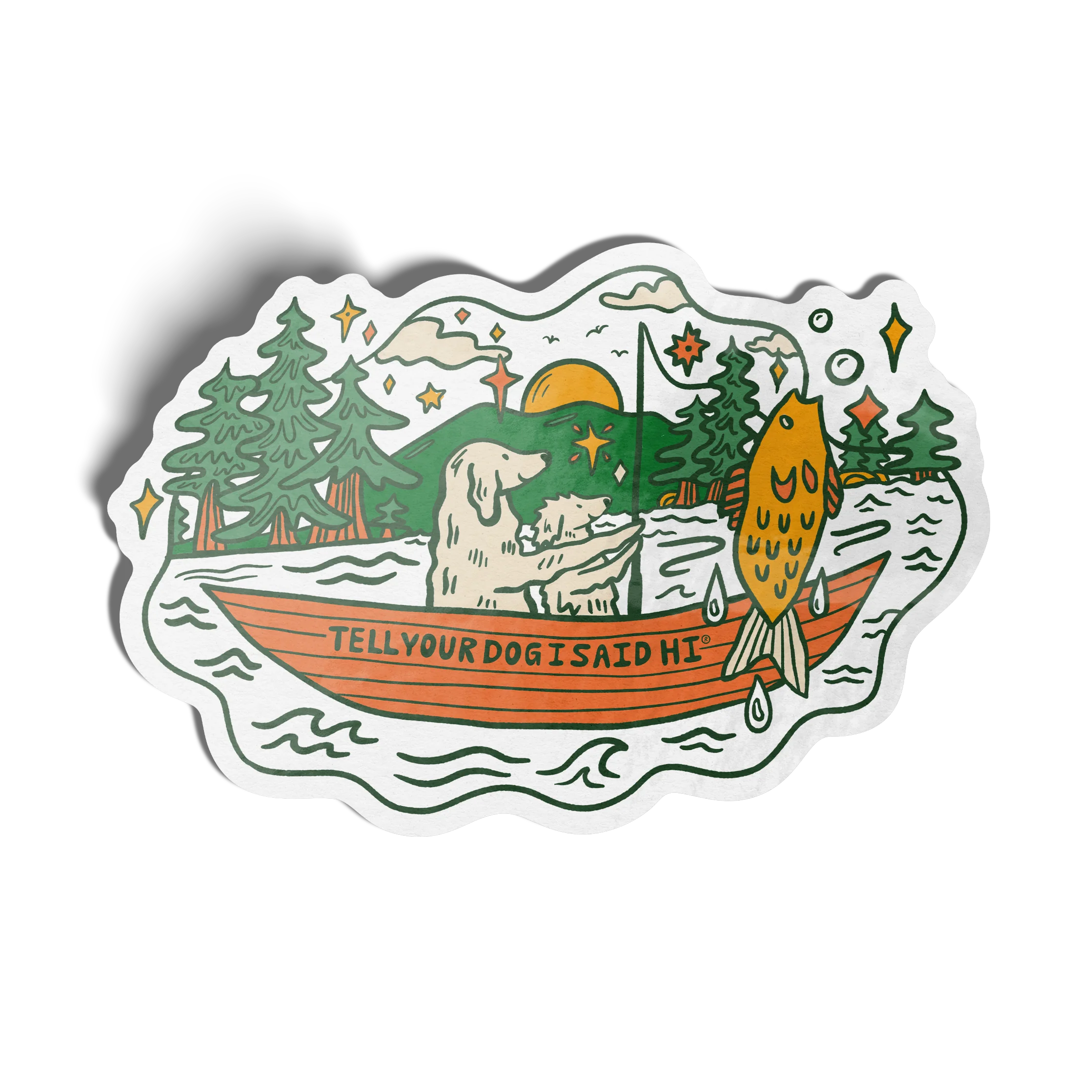 Fishing Trip Sticker