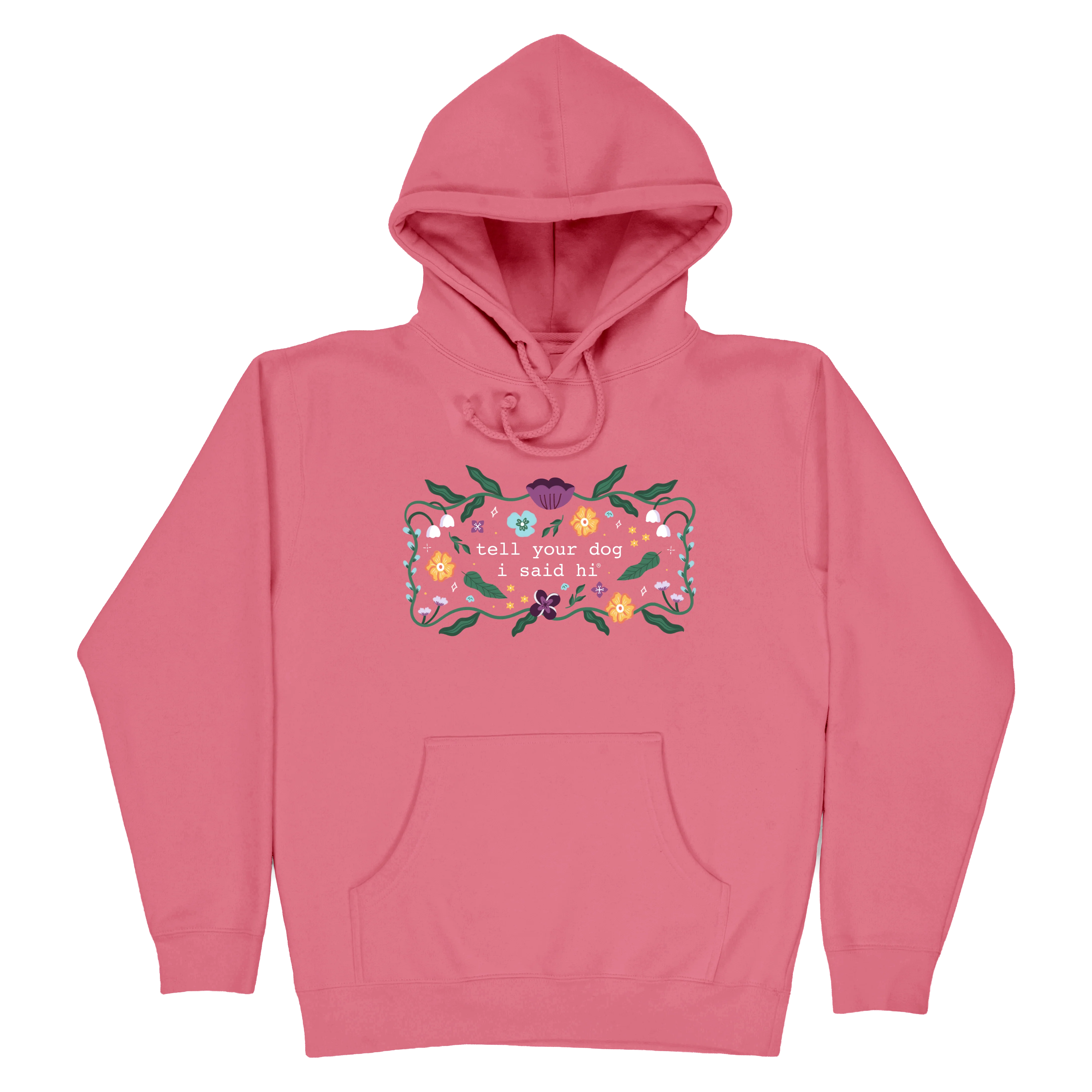 Floral Magic Hoodie - Pink
