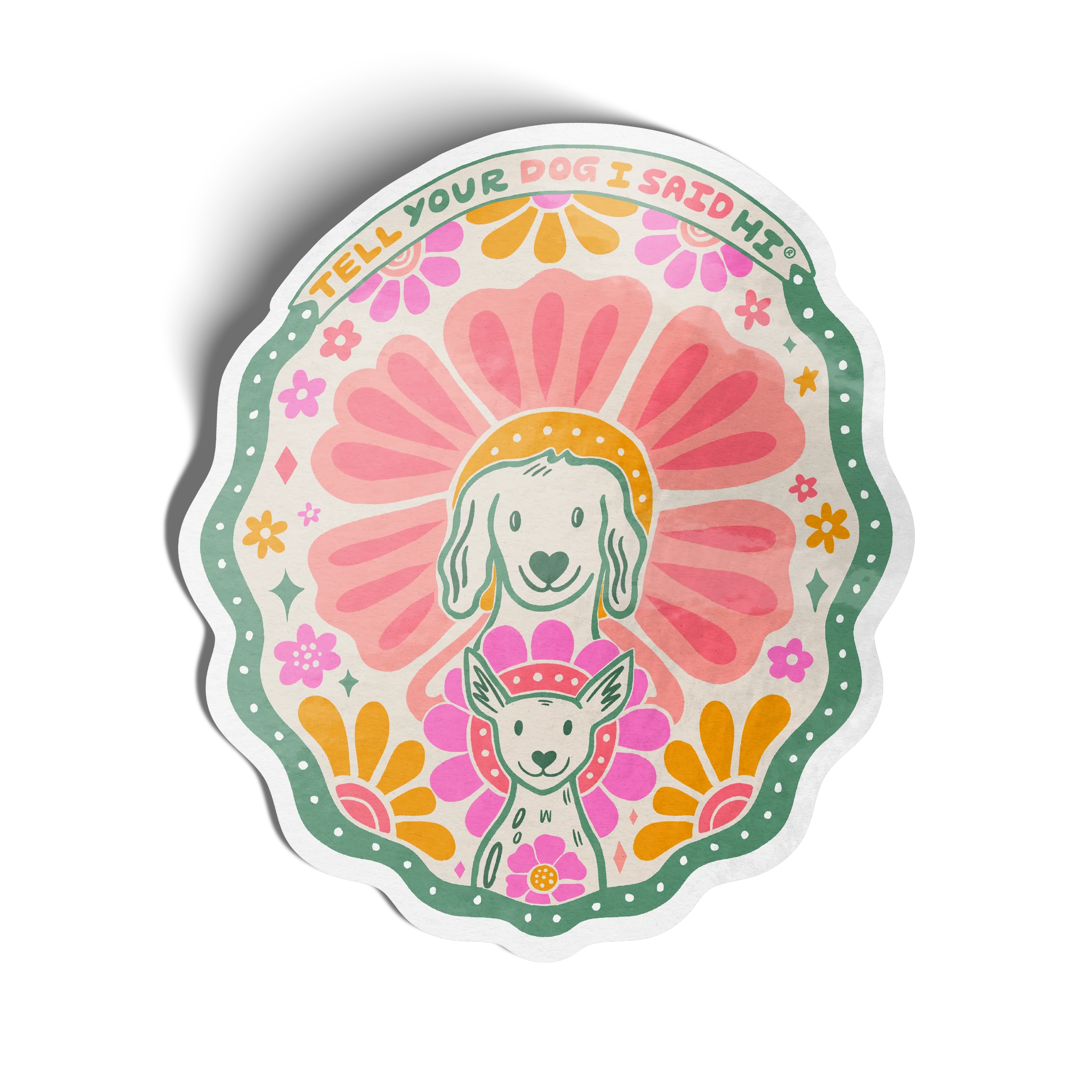 Flower Heads Sticker