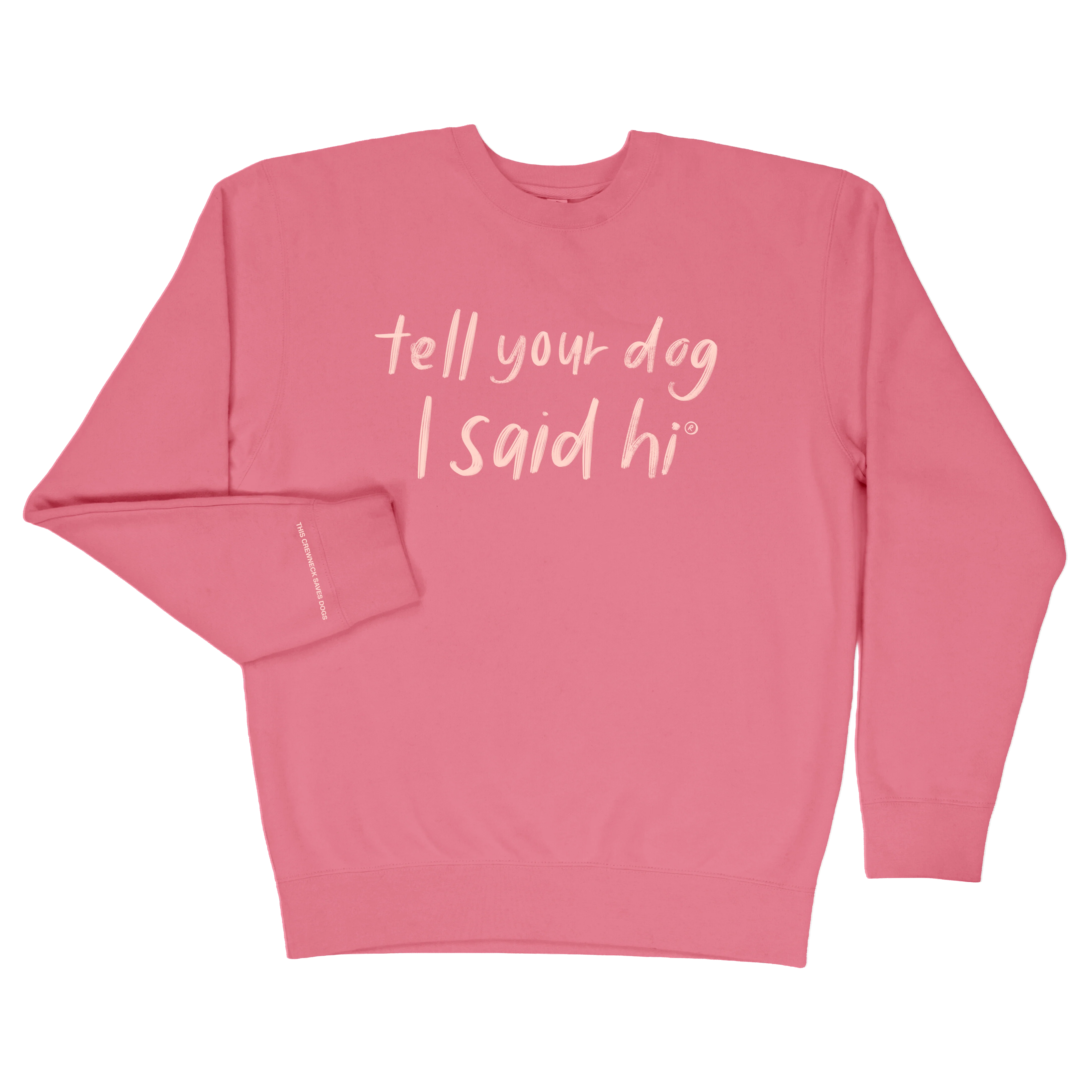 Handwritten TYDISH Crewneck - Pink
