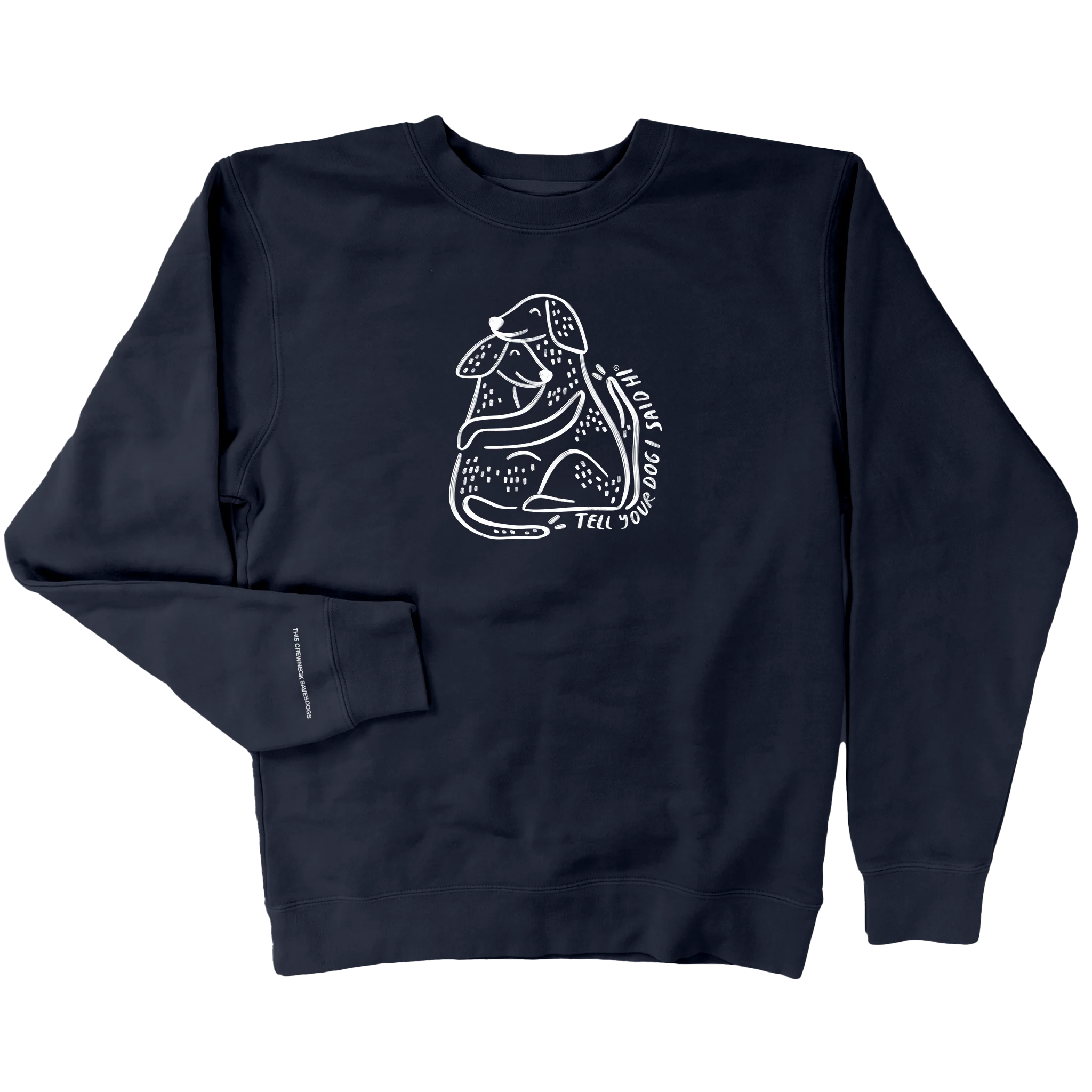 Huggy Crewneck - Navy
