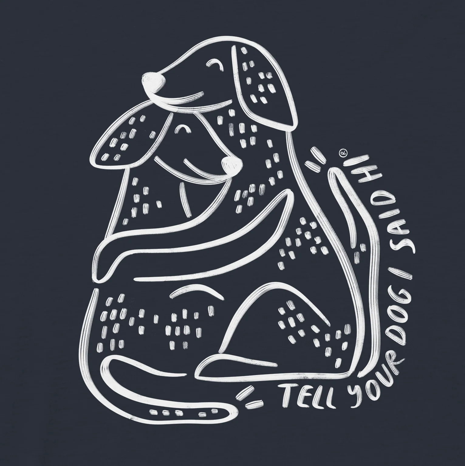 Huggy Crewneck - Navy - Image 2