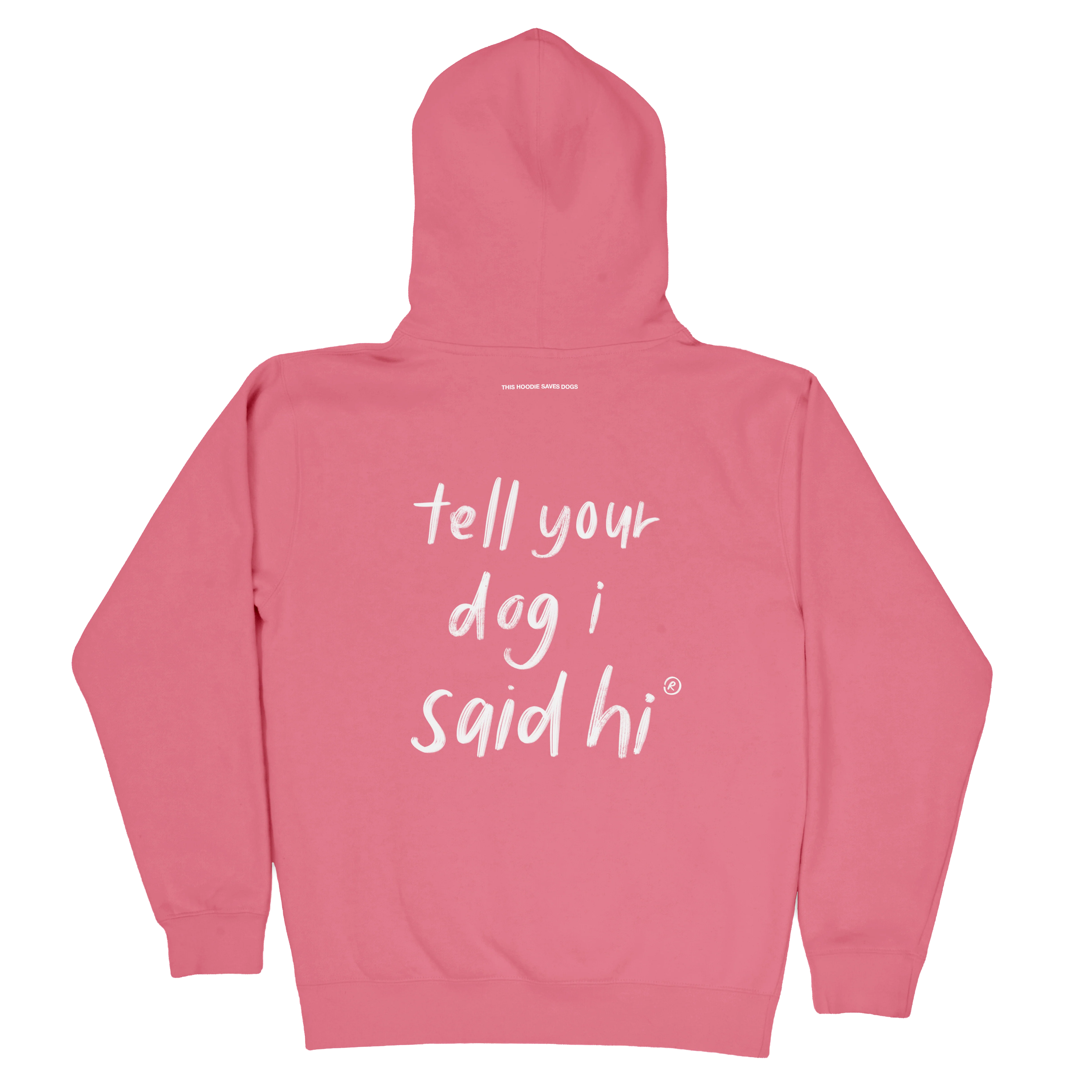 I Heart Dogs Hoodie - Pink - Image 3