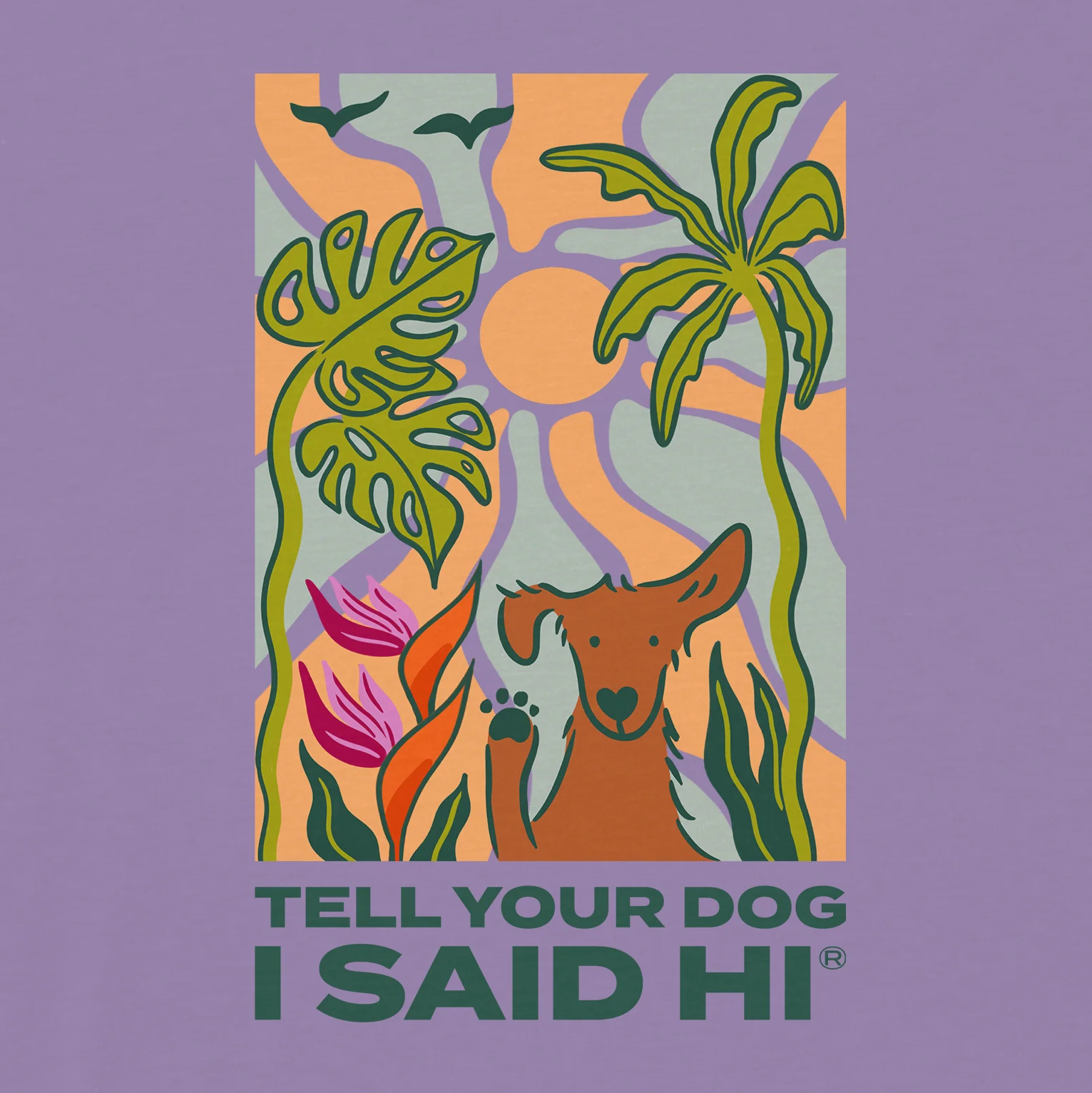 Island Time Tee - Iris - Image 2