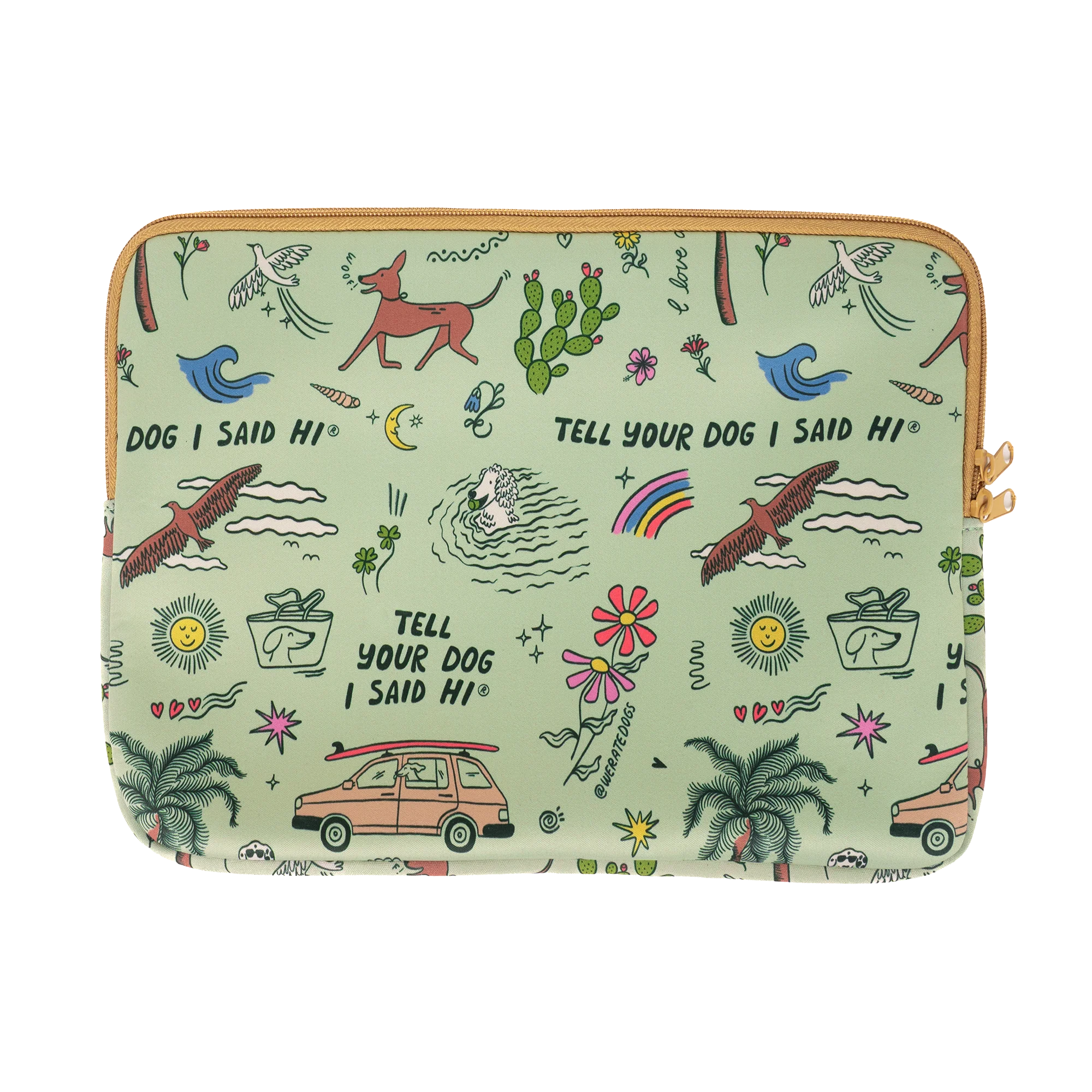 Laptop Sleeve - Roadtrip Doodle