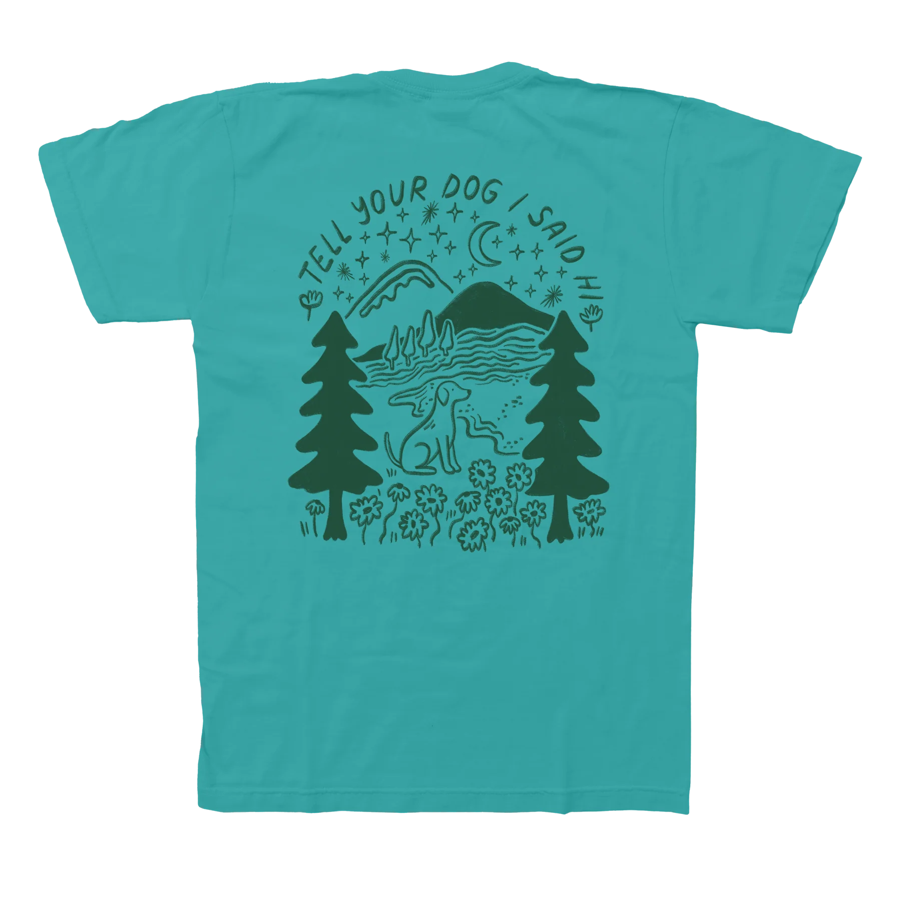 Outdoorsy Tee - Spring Teal - Image 3