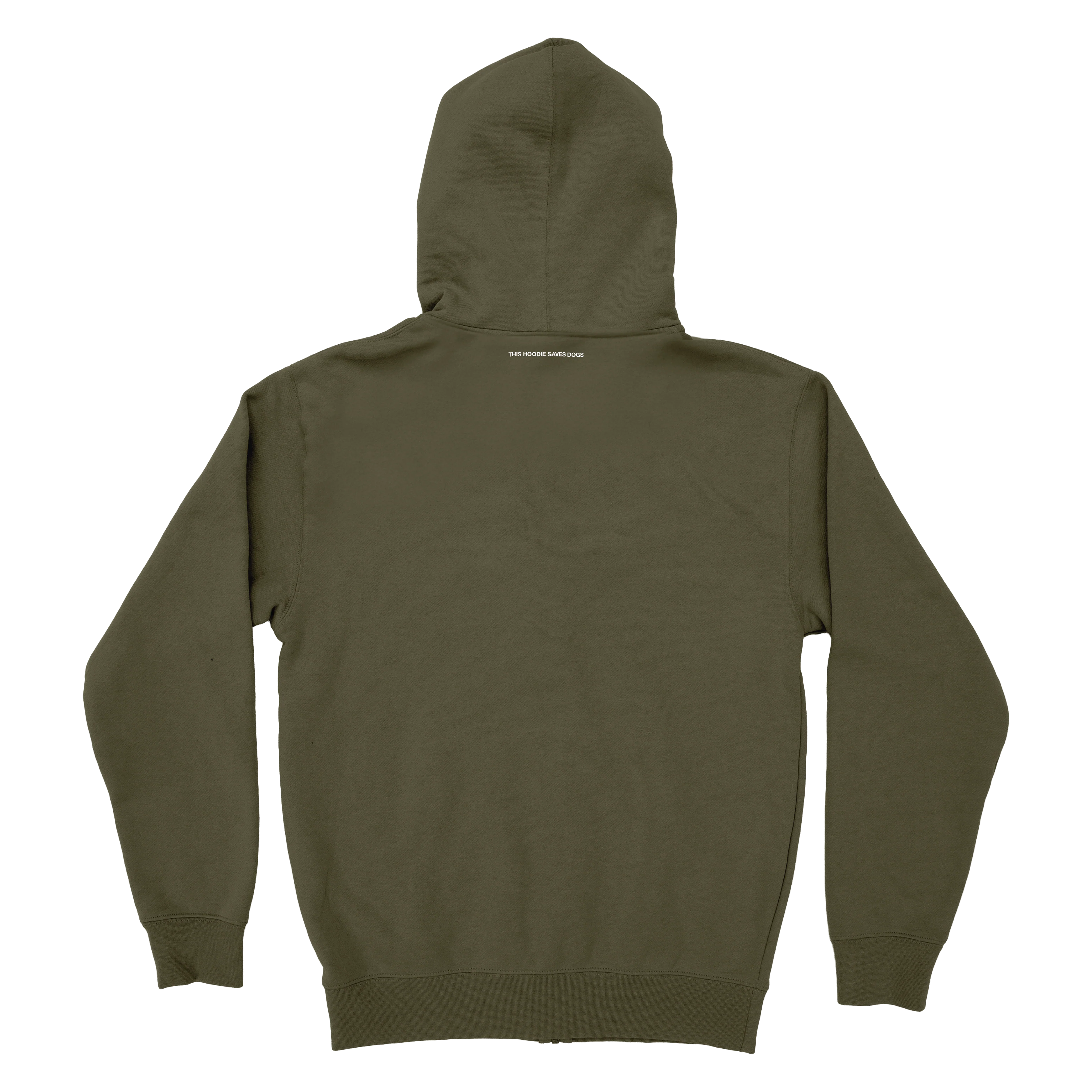 Sniff Sniff Zip Hoodie - Army - Image 3