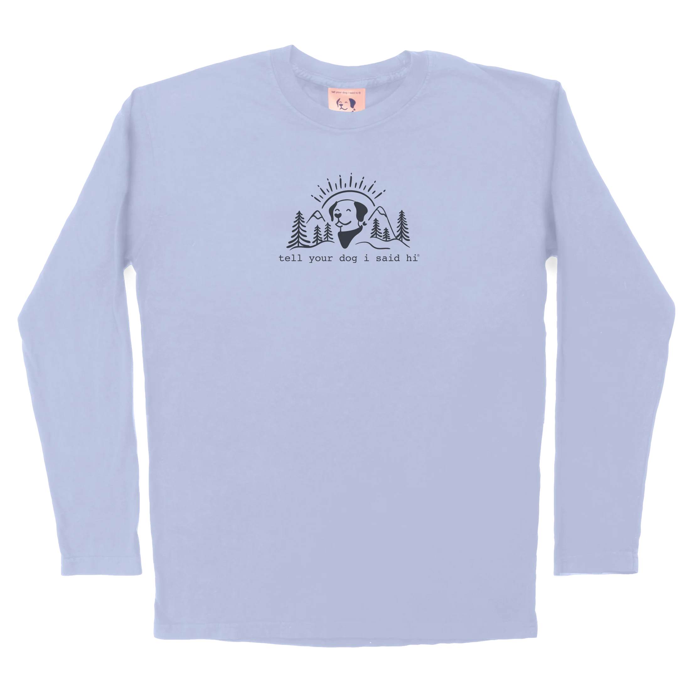 Summit Pup Long Sleeve - Snowy Blue