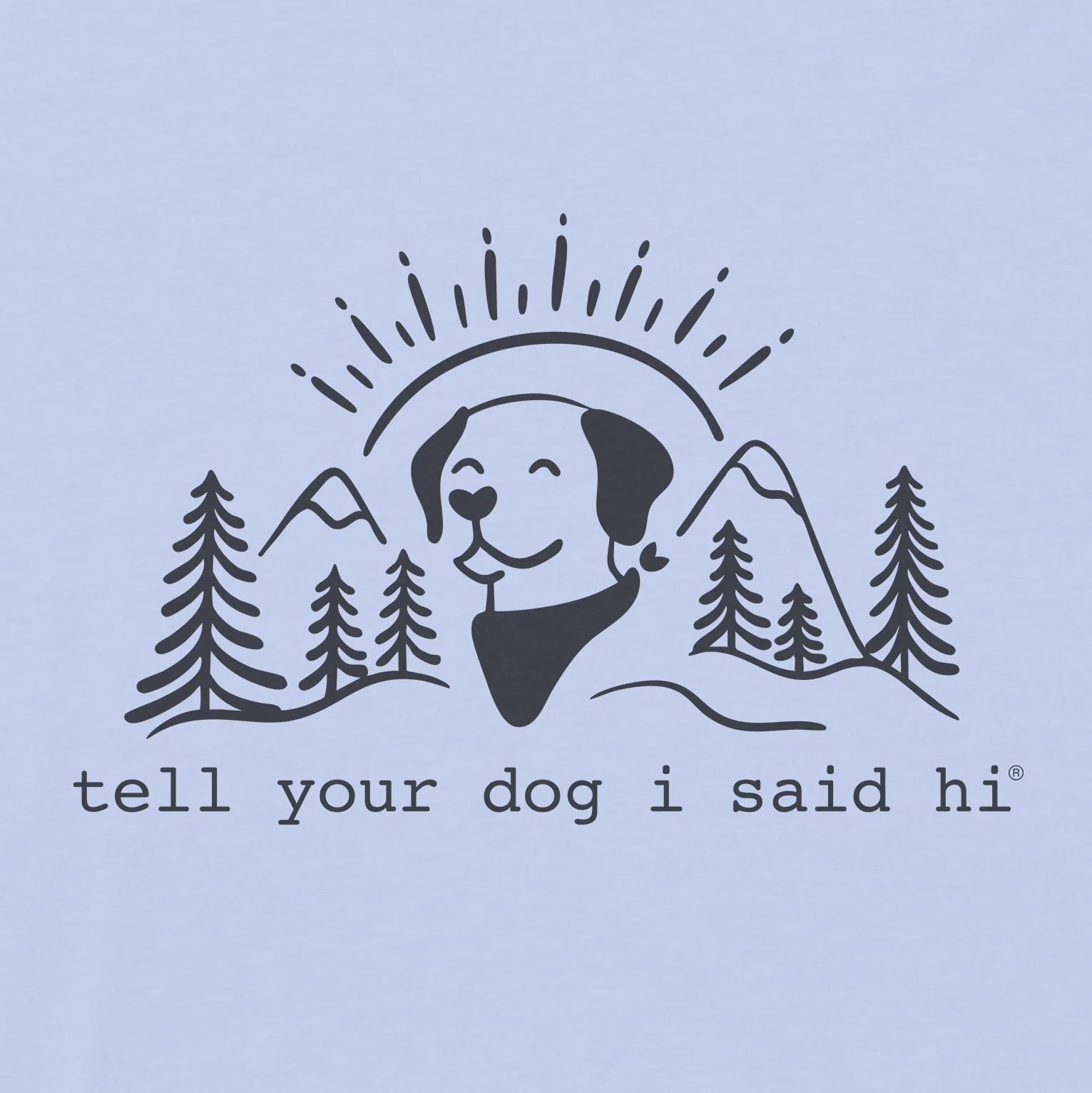 Summit Pup Long Sleeve - Snowy Blue - Image 2