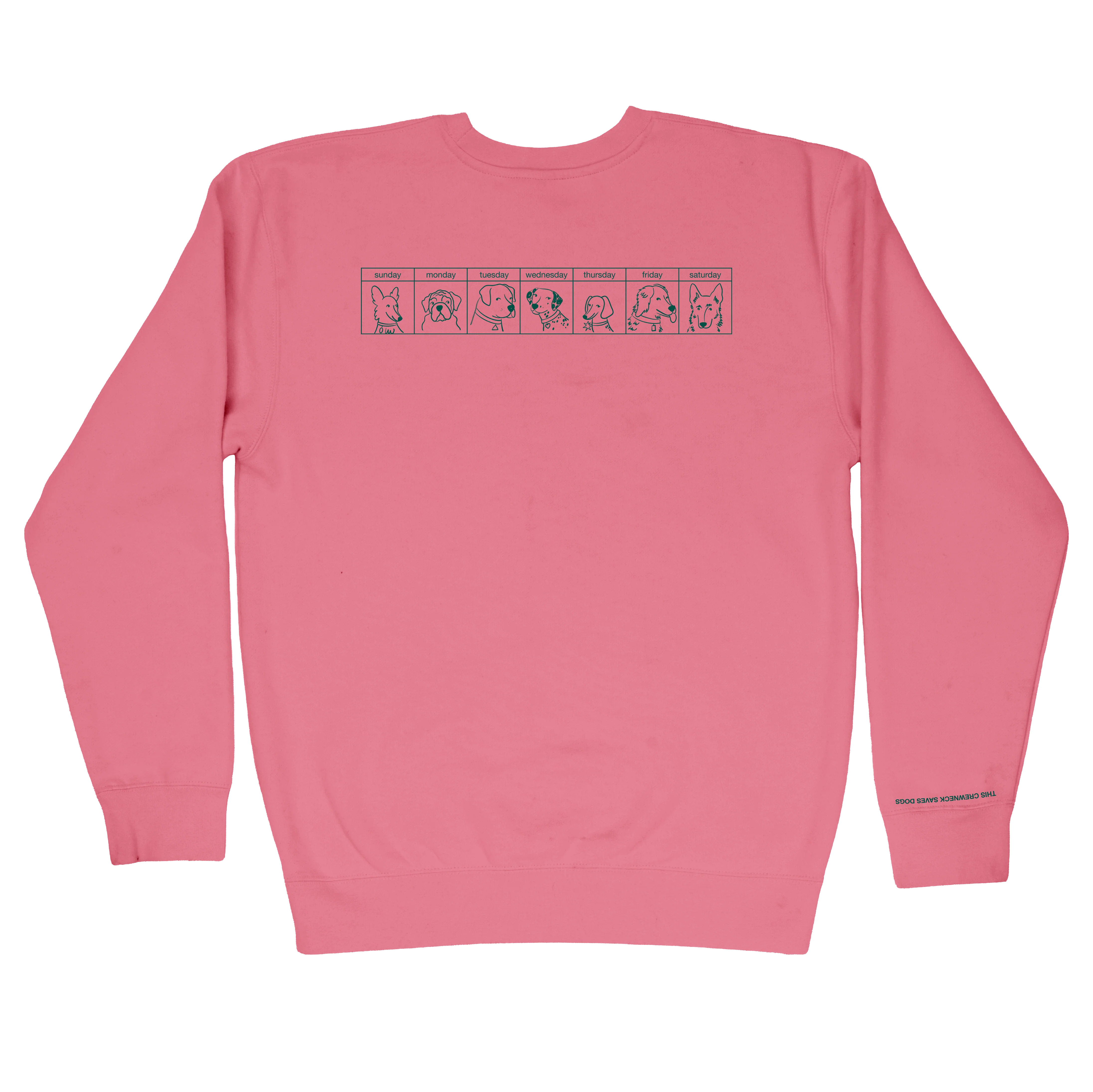 The Dogs Were Good Again Crewneck - Pink - Image 3