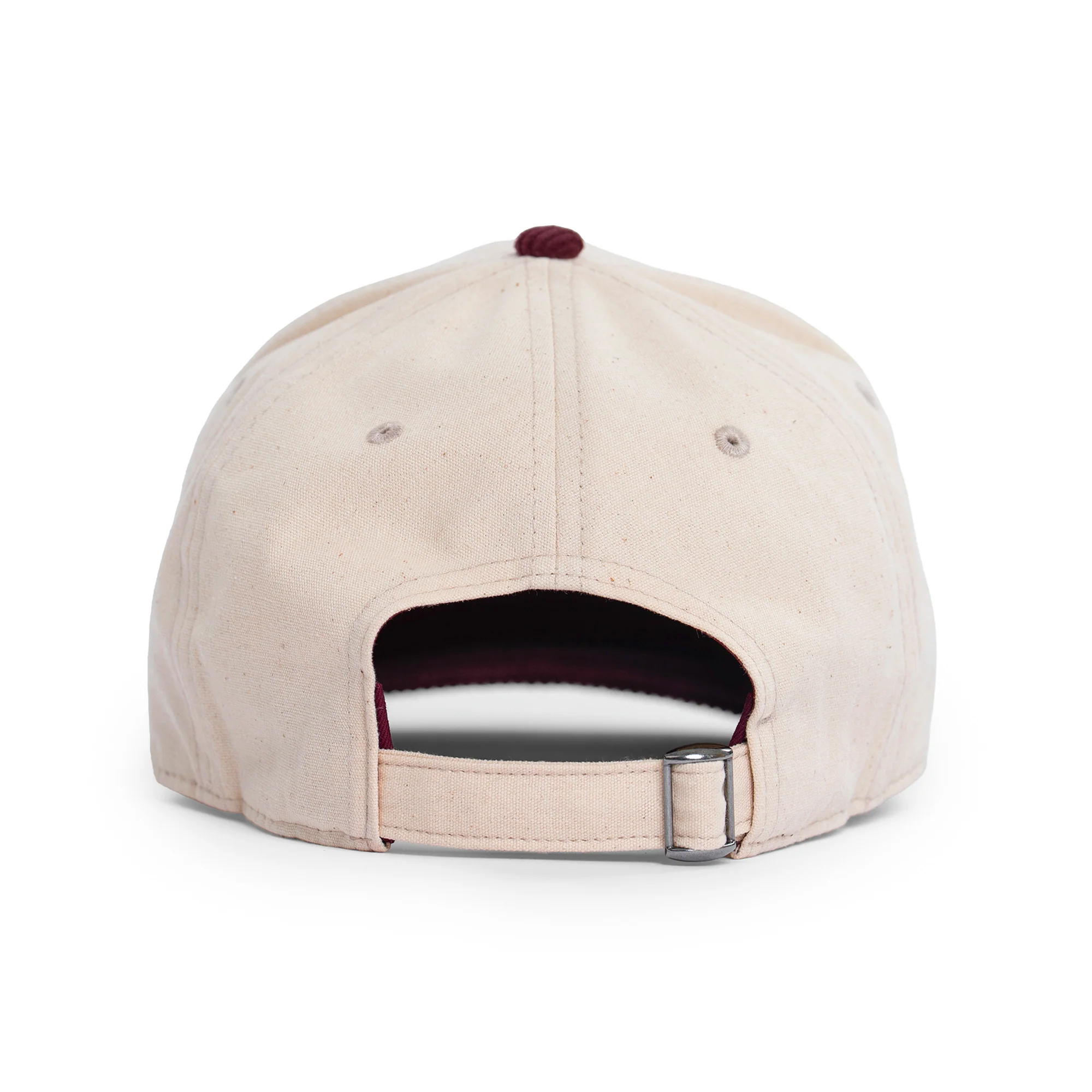 TYDISH Emblem Corduroy Brim Hat - Maroon - Image 3
