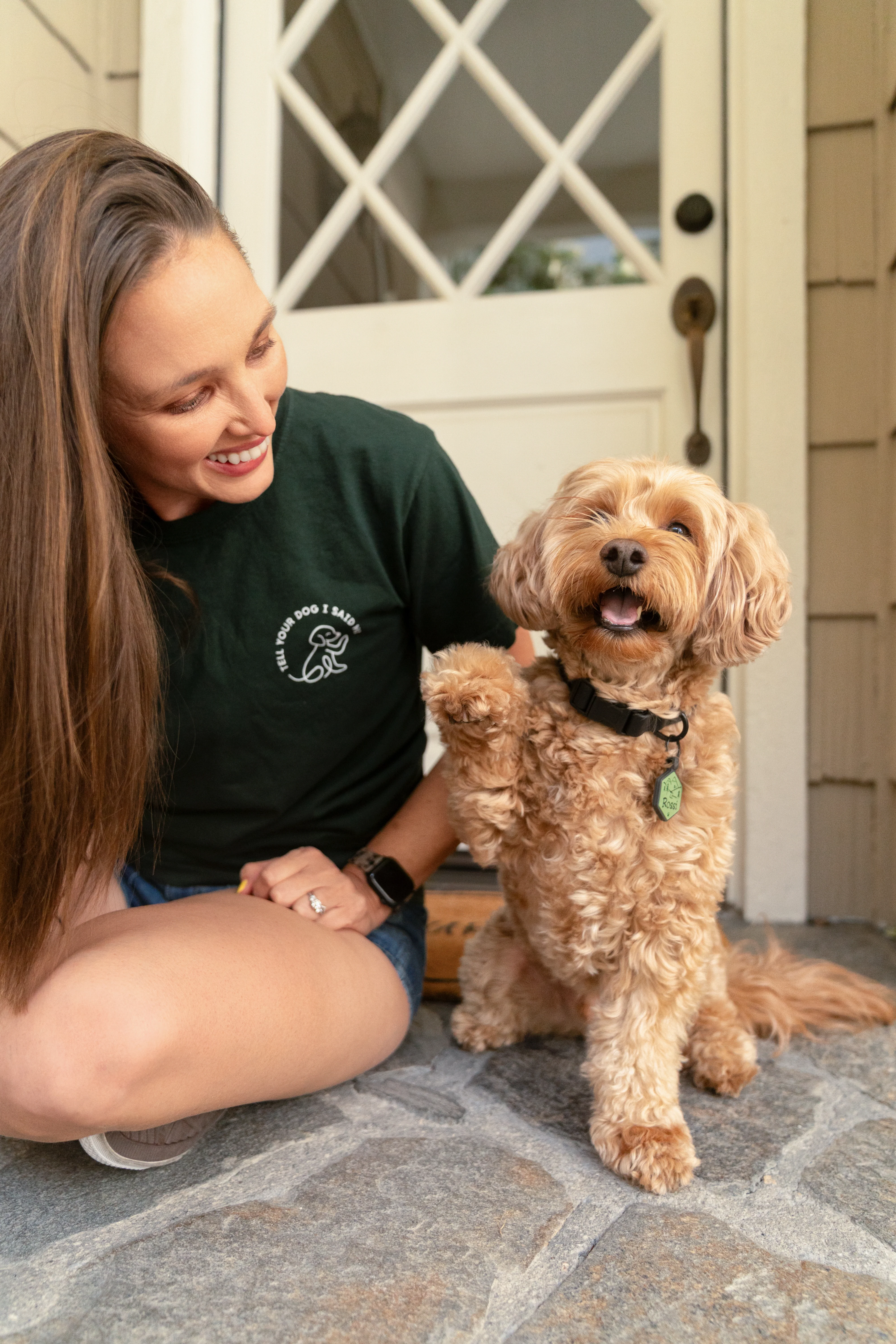 Waving Dog Badge Tee - Image 5