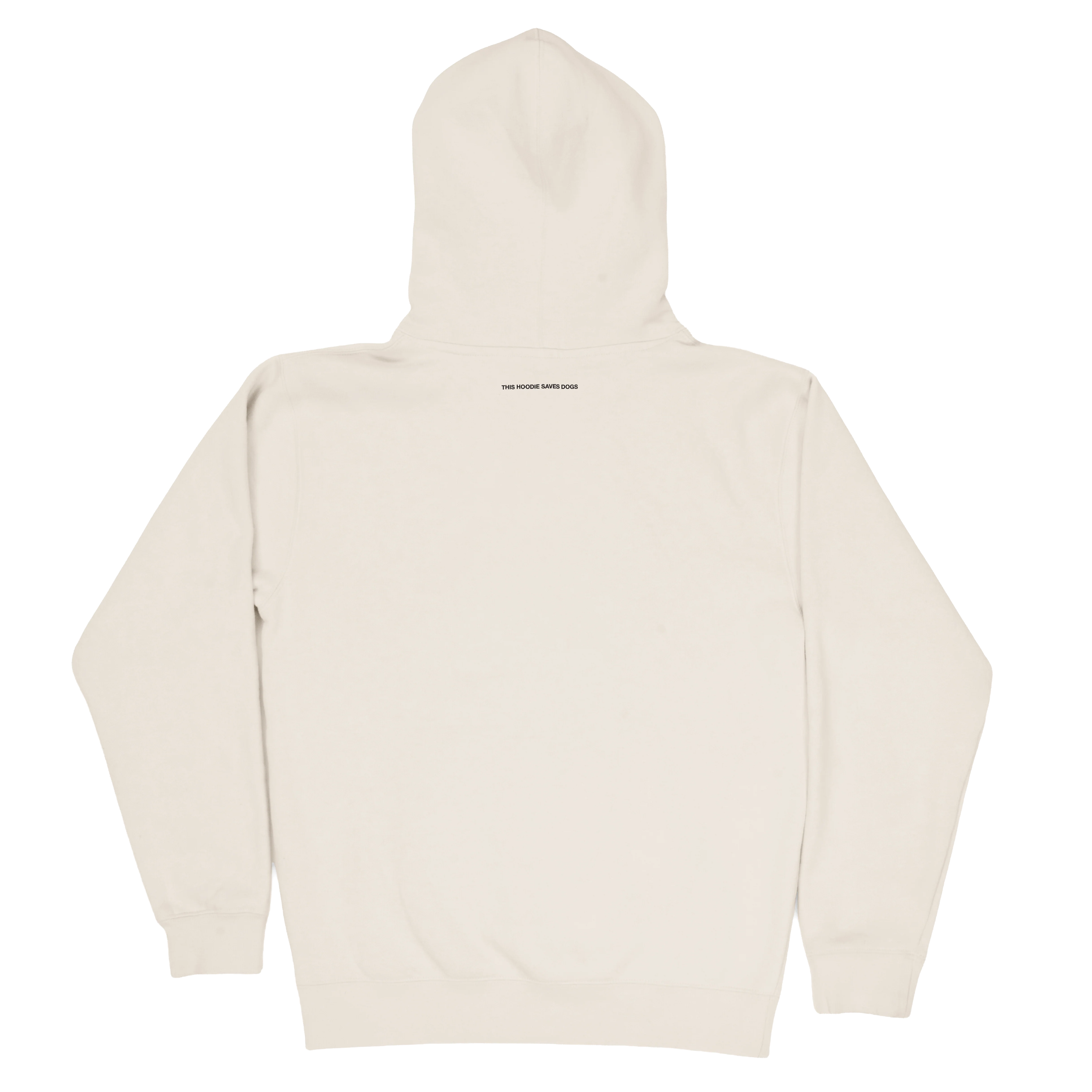 Waving Dog Hoodie - Bone - Image 3